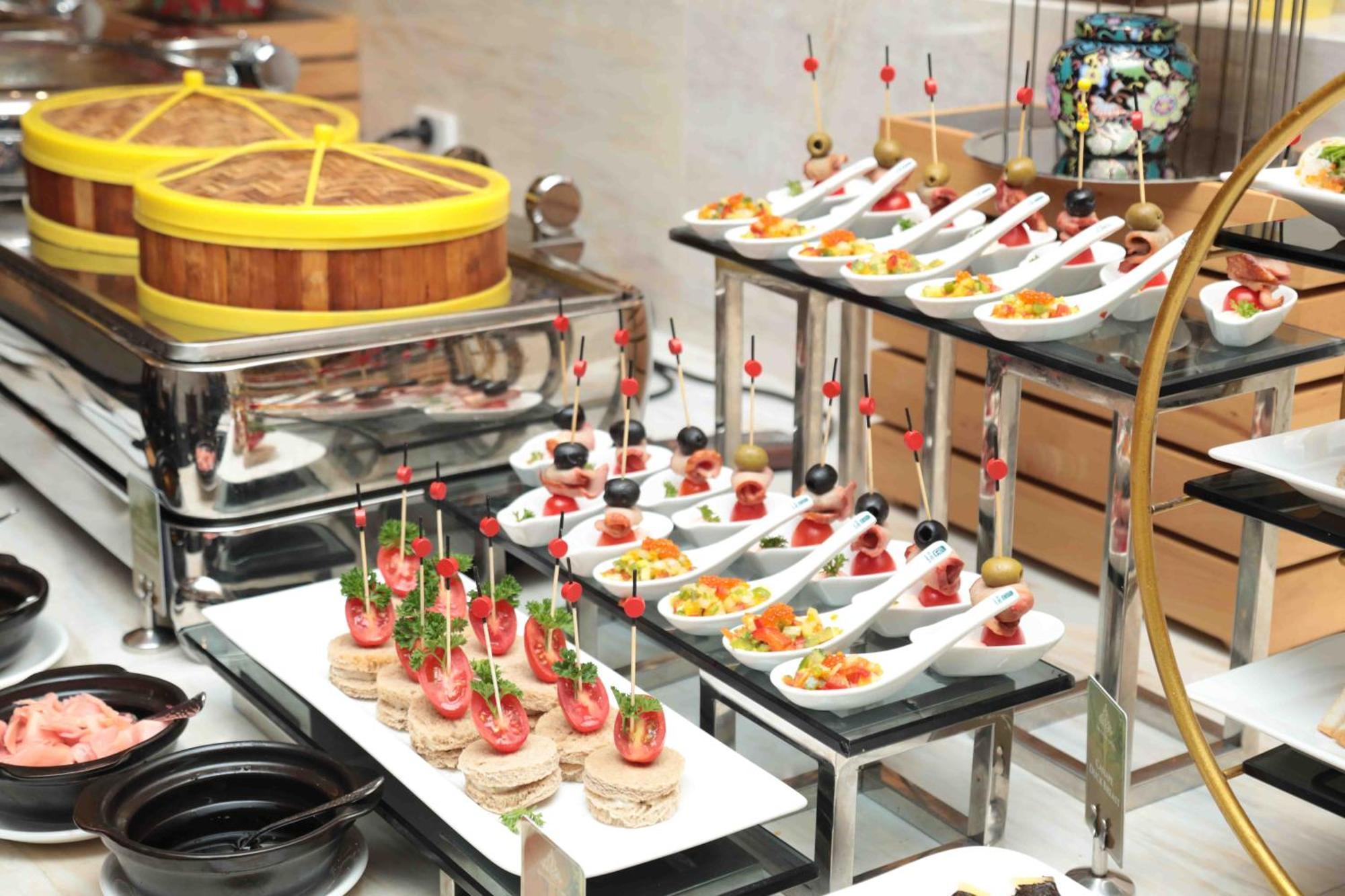 فندق ذا أورينتال جايد هانوي المظهر الخارجي الصورة A buffet